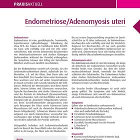 LaborAktuell: Endometriose/Adenomyosis uteri